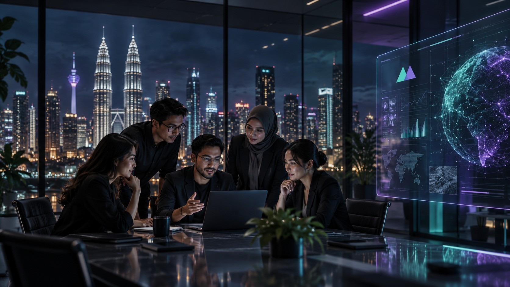Pixel Pine enterprise team collaborating on practical AI solutions and business workflows